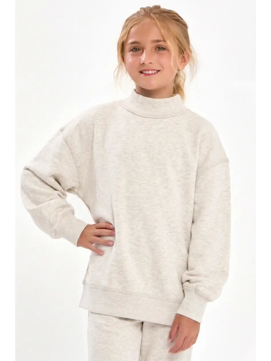 The Tween Sunday Reset Sweatshirt LT Grey