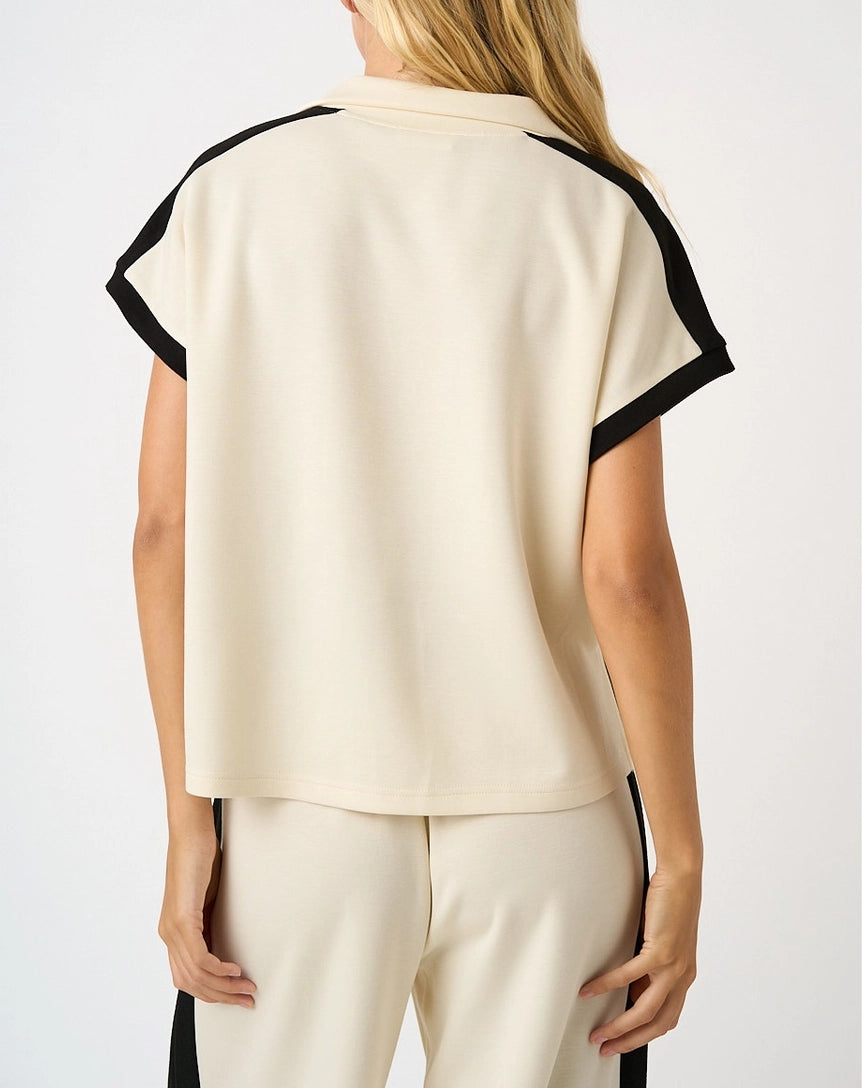 The Contrast Club Top