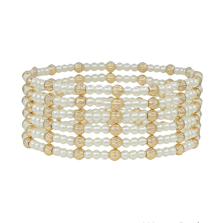 The Timeless Pearl Bracelet Set