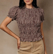 The Maple Lane Smocked Top