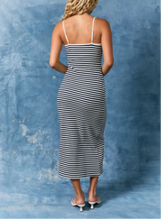 Coastal Stripe Midi Dress