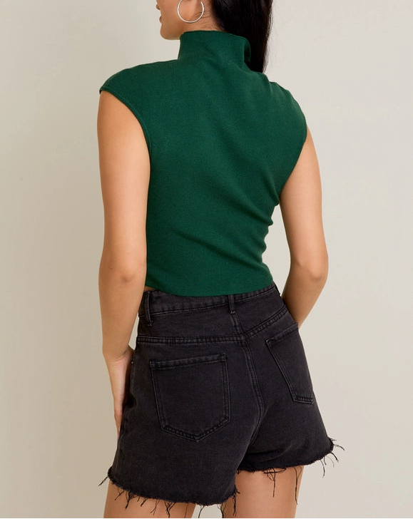 Kaia Green Sweater Top