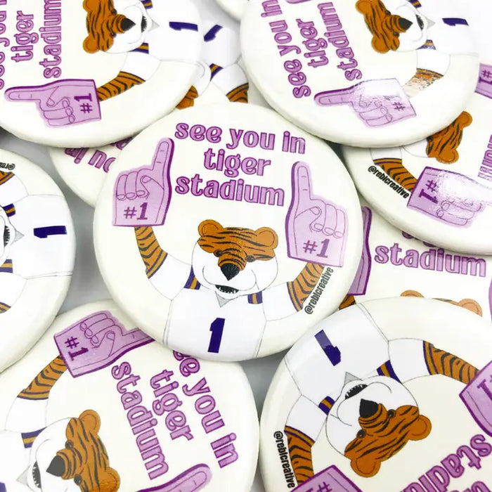 Tiger Stadium Small Button
