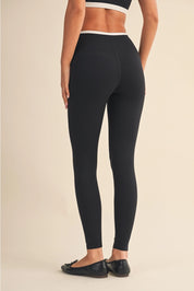 Minimal Edge Leggings Black
