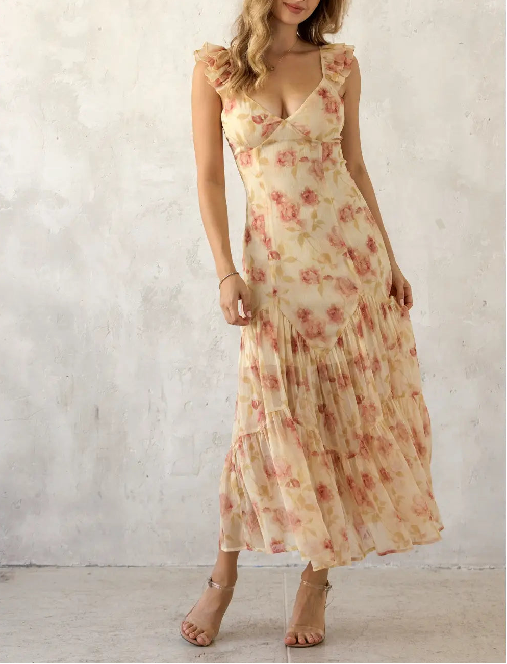The Honey Blossom Midi Dress