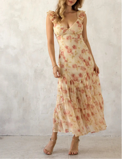The Honey Blossom Midi Dress