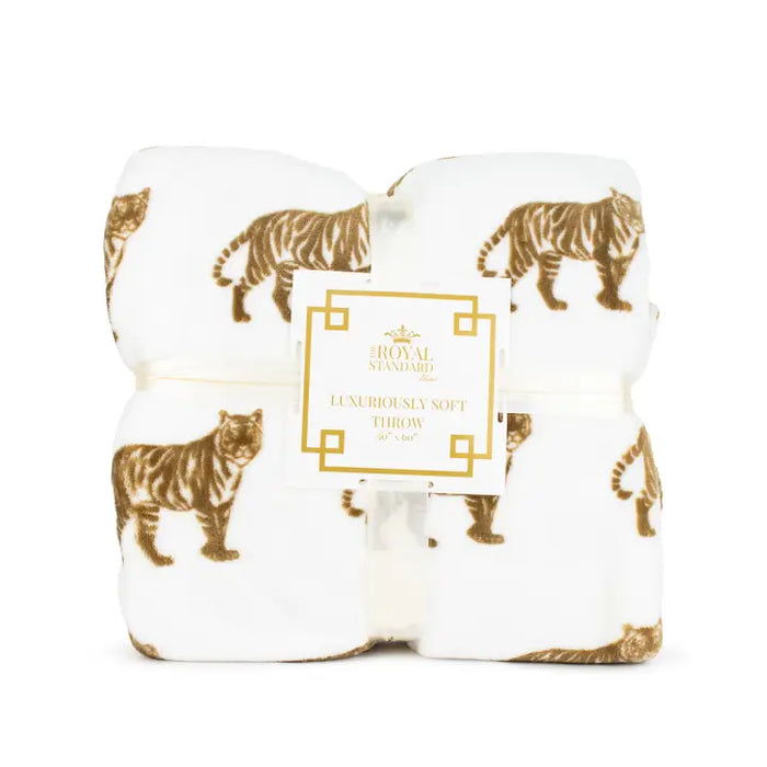 Tiger Prowl Throw Blanket