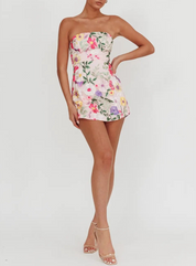 Blushing Bouquet Mini Dress