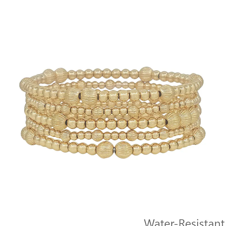 Golden Circle Glow Bracelet Stack