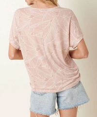 Lane Leaf Print Top