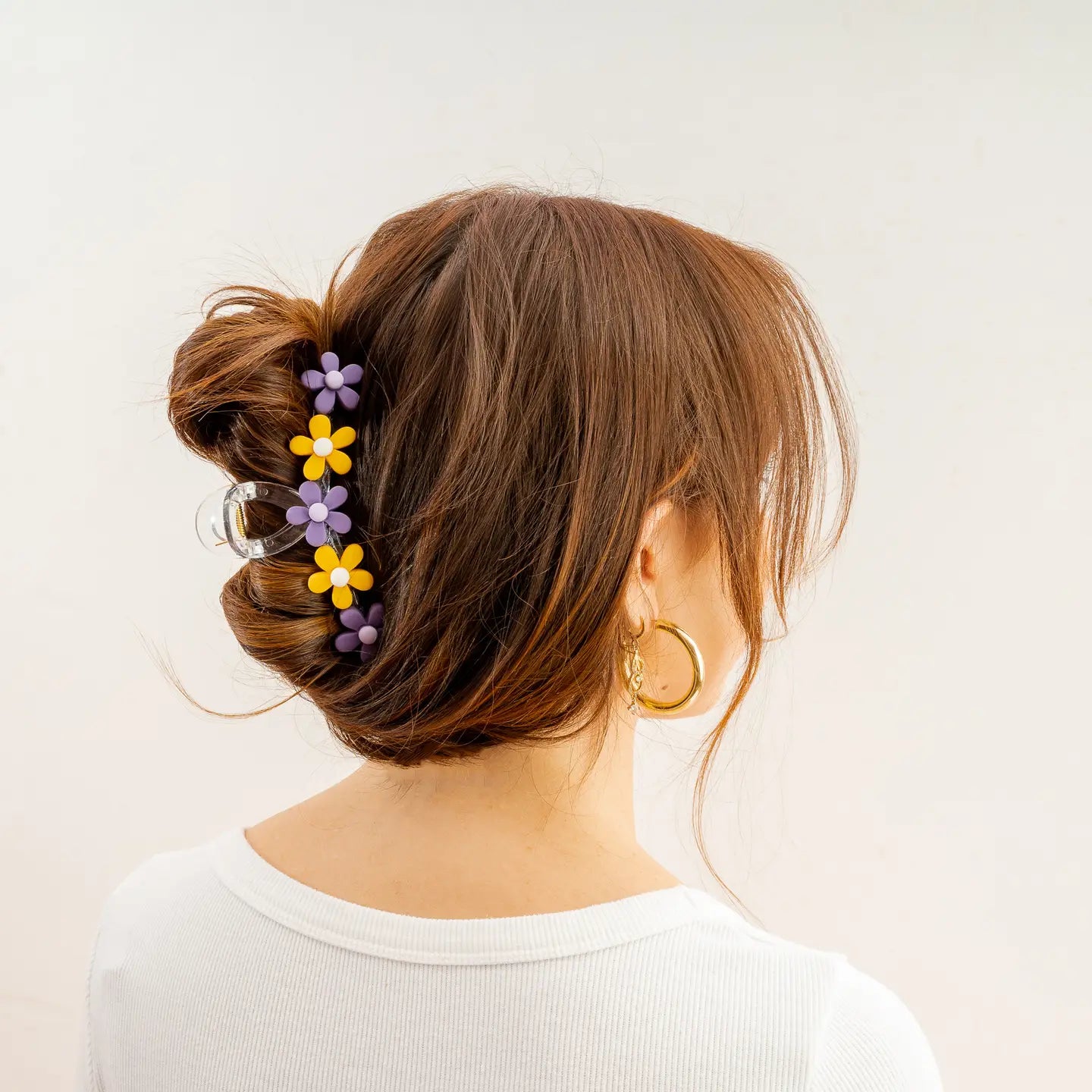 Game Day Flowered Clip