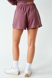 Vail French Terry Lounge Shorts Rosewood
