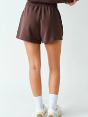 Vail French Terry Lounge Shorts Coffee Bean
