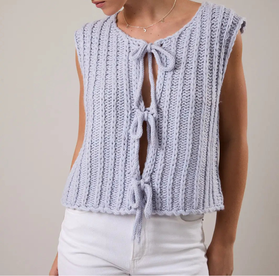 The Marlowe Front Tie Vest