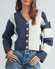 The Nantucket Cardigan Navy
