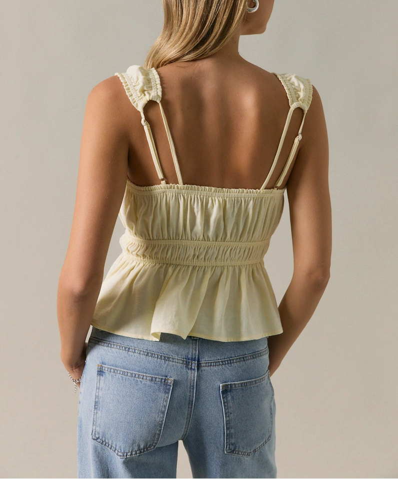 Sweet Magnolia Peplum Tank