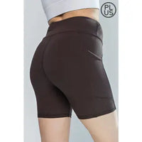 Curvy 6in Biker Short With Pockets