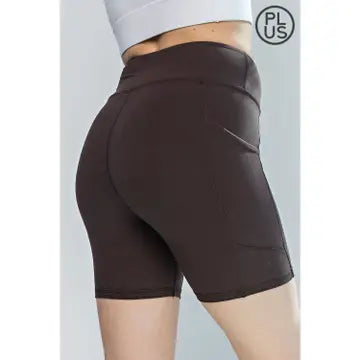 Curvy 6in Biker Short With Pockets