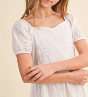 Sweet Eyelet Tween Dress