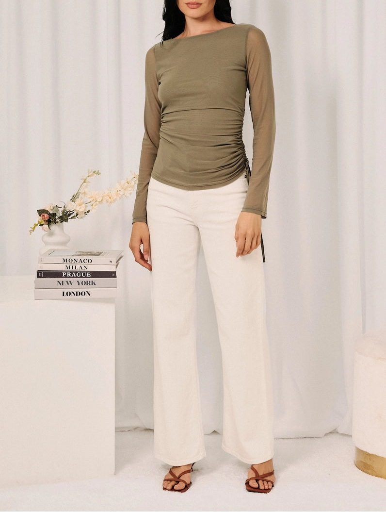 The Maren Mesh Top