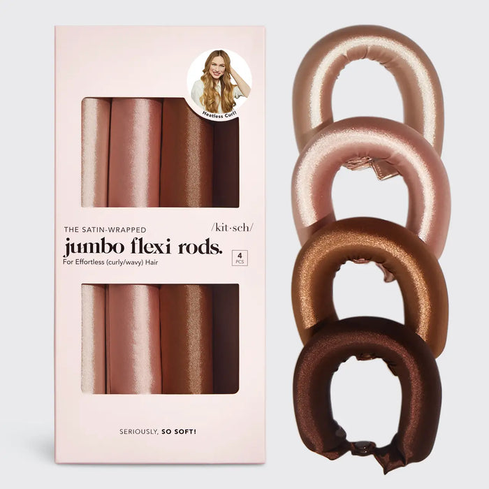 Satin Jumbo Flexi Rods 4Pk