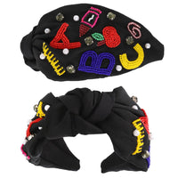 Teacher ABC Pink Headband