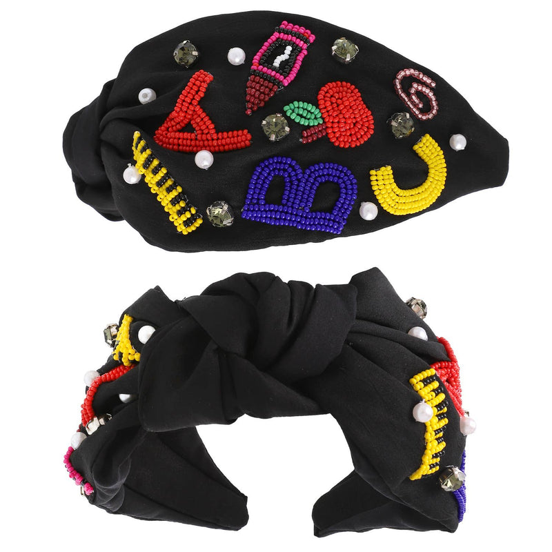 Teacher ABC Pink Headband