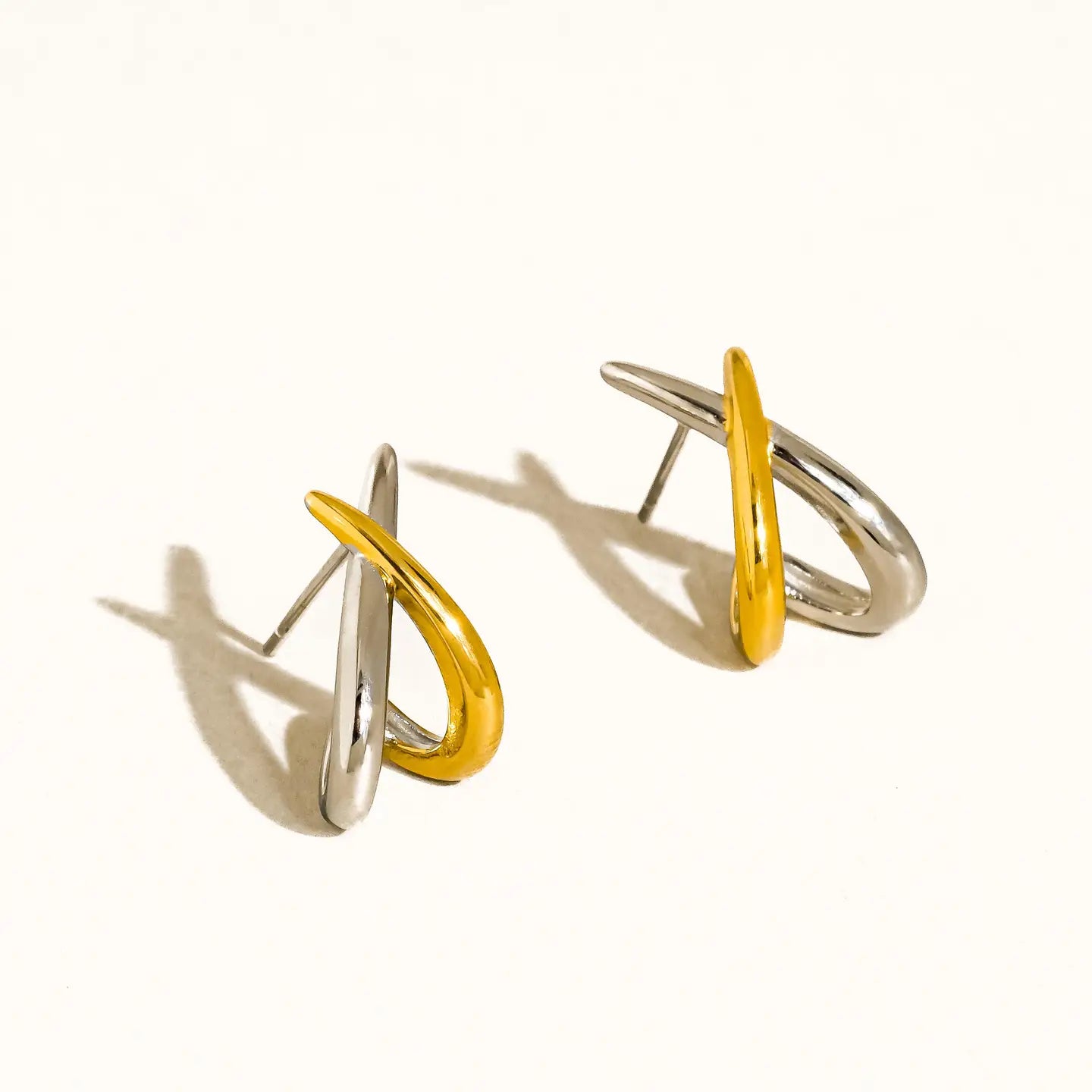 Staven Crossover Earrings