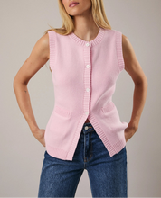 The Ivy Knit Vest Pink