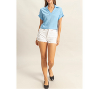 Adeline Linen Crop Top