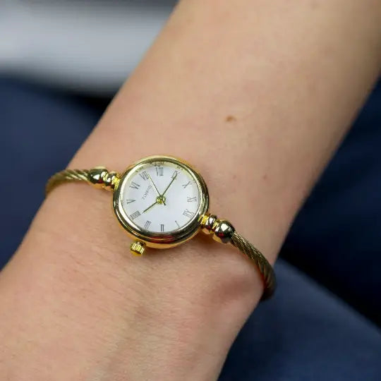 Nova Gold Bangle Bracelet Watch