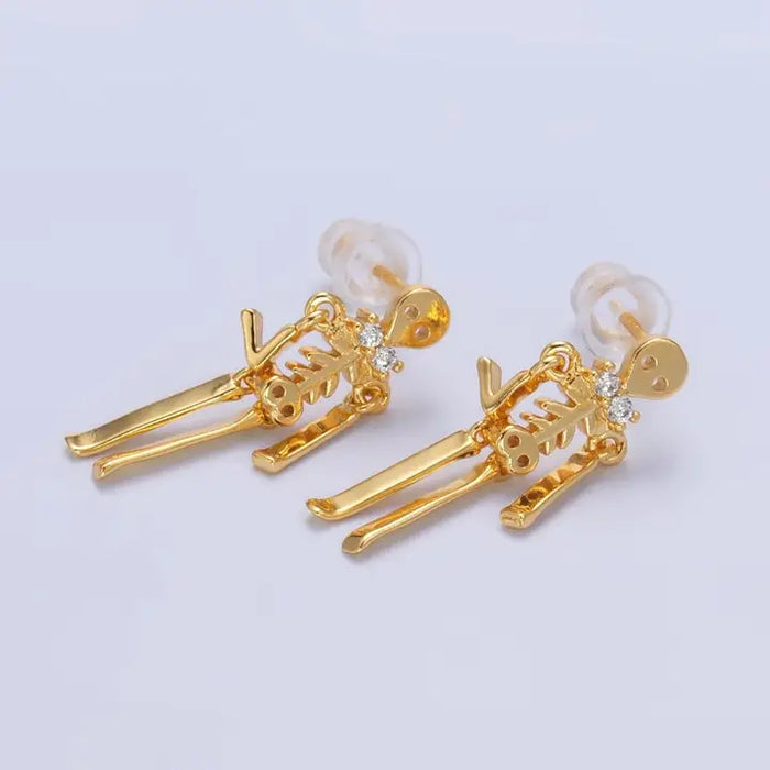Halloween Skeleton Earring