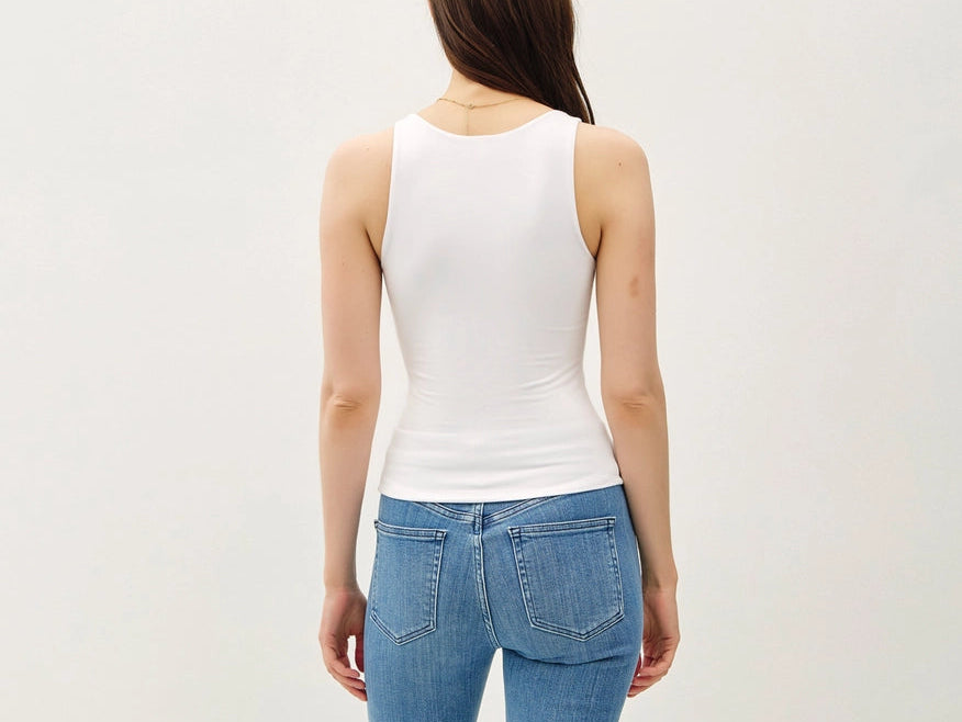 Core V Tank Top Off White
