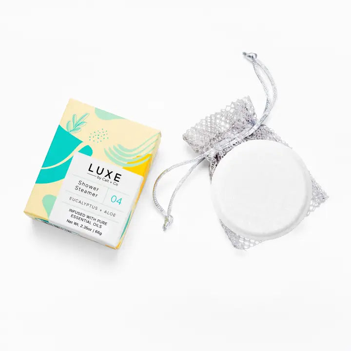 Luxe Eucalyptus + Aloe Shower Steamer Fizzy Bomb