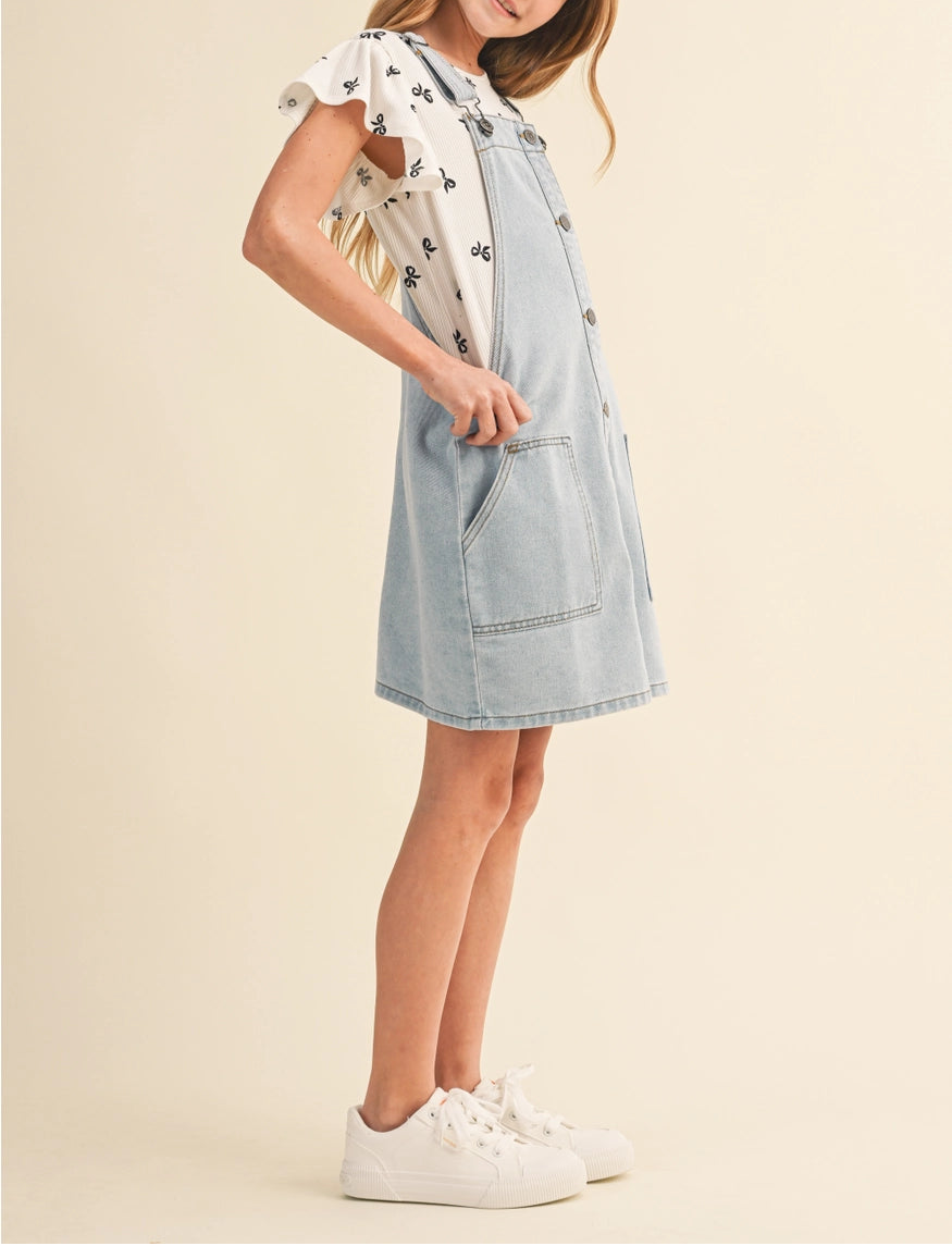 Tween Darling Overall Dress