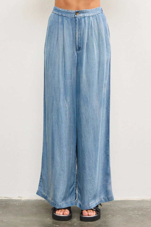 Destiny Denim Wide Leg Pants