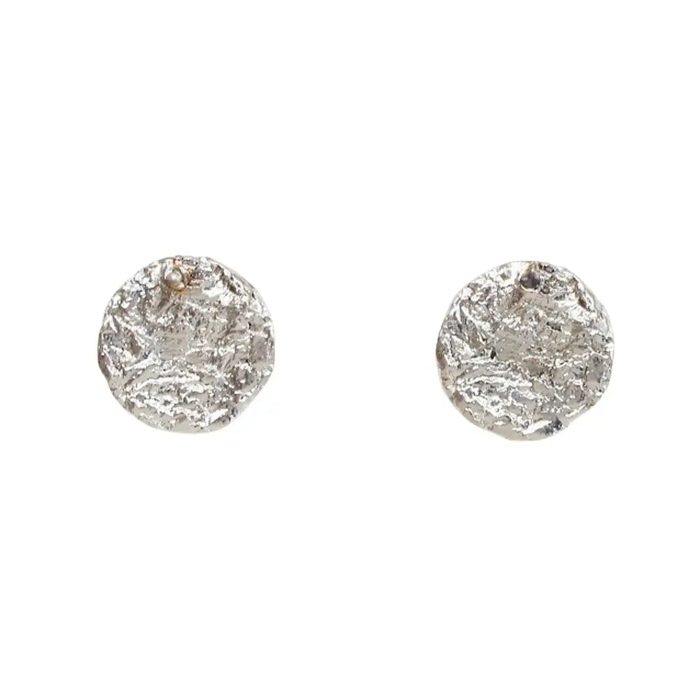 Lyra Stud Earrings Silver