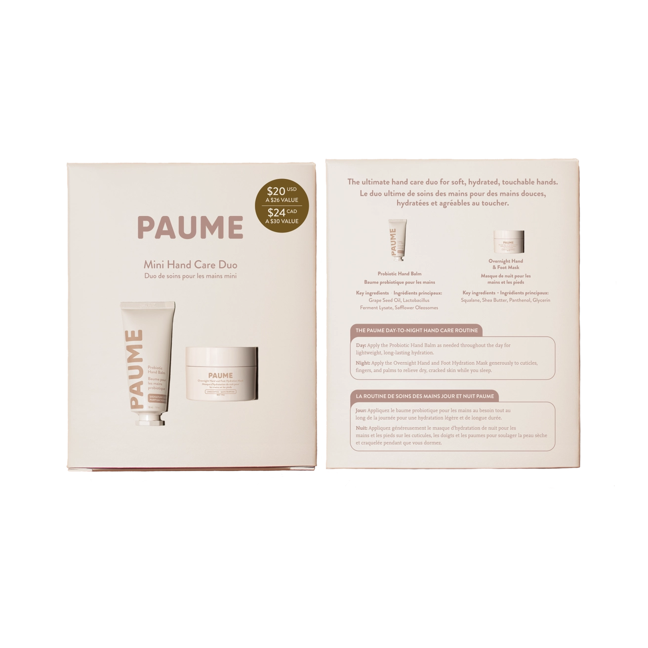 Paume Mini Hand Care Duo Boxed Set