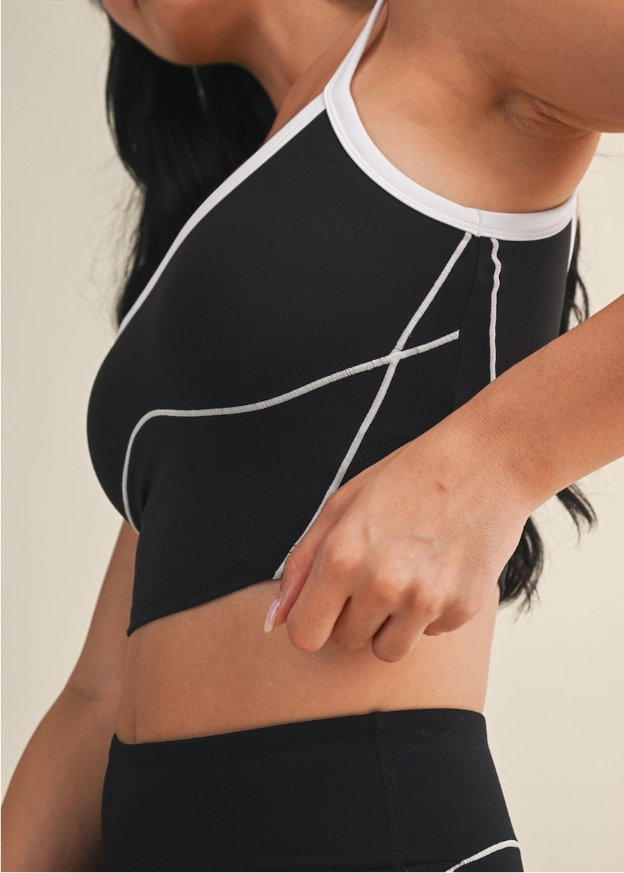 The Sculpt Tank Top Black