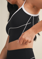 The Sculpt Tank Top Black