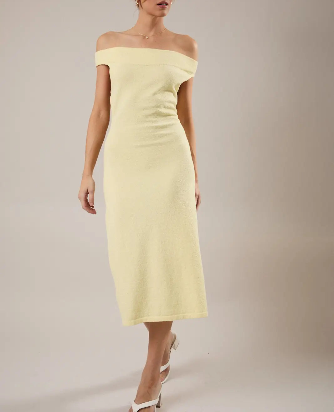 The Golden Hour Knit Dress