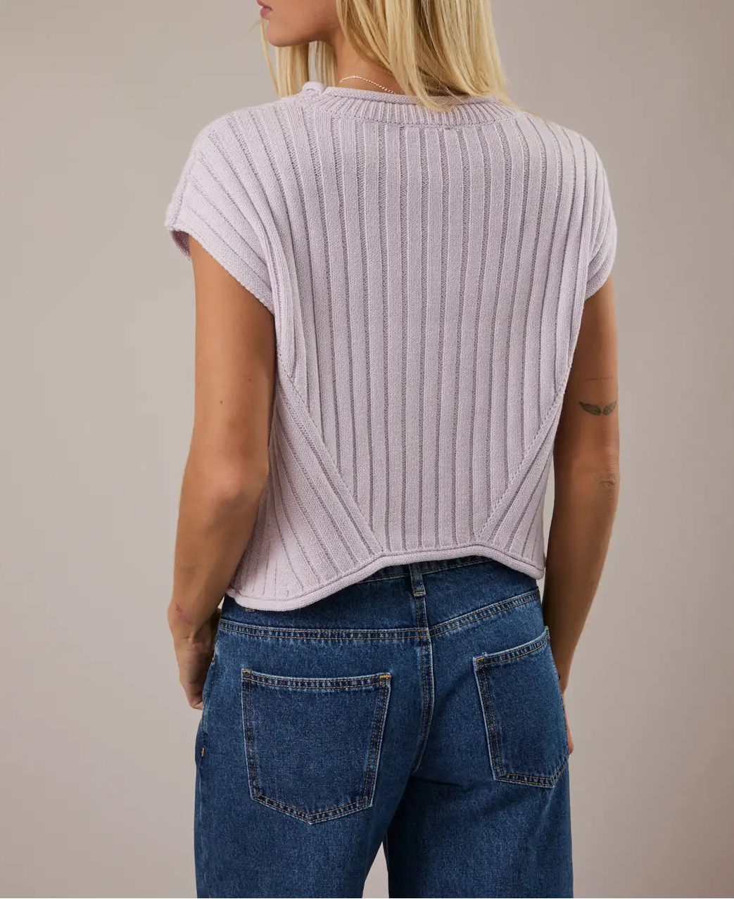 The Wren Sweater Top Lavender