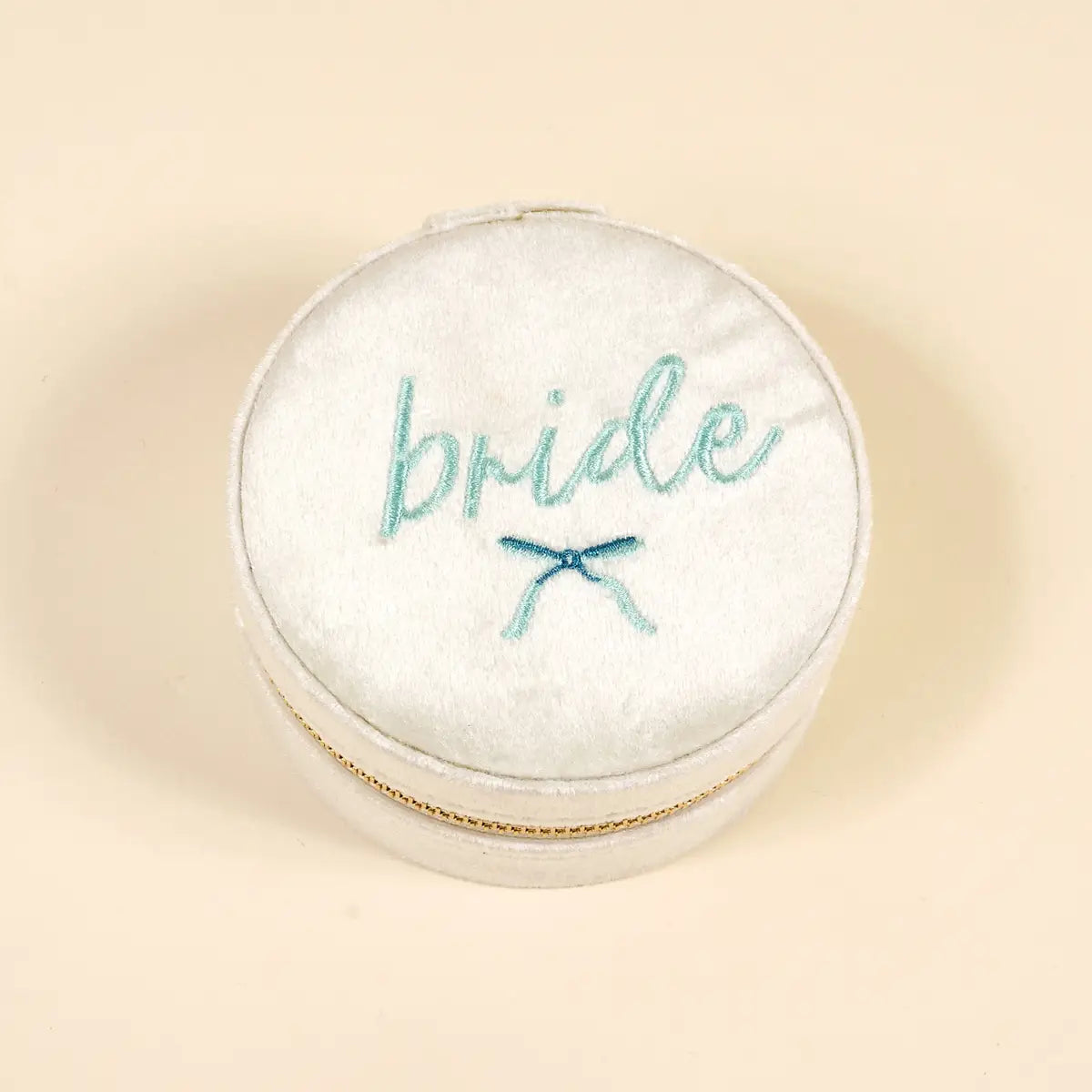 Bride Velvet Jewelry Case