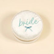 Bride Velvet Jewelry Case