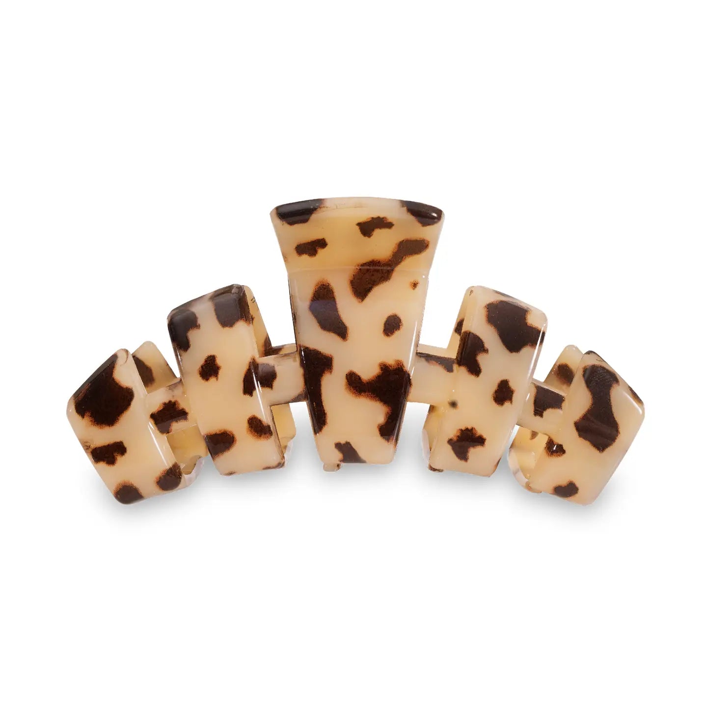 Small Classic Hair Clip Blonde Tortoise