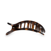 Medium Round Flat Hair Clip Tortoise
