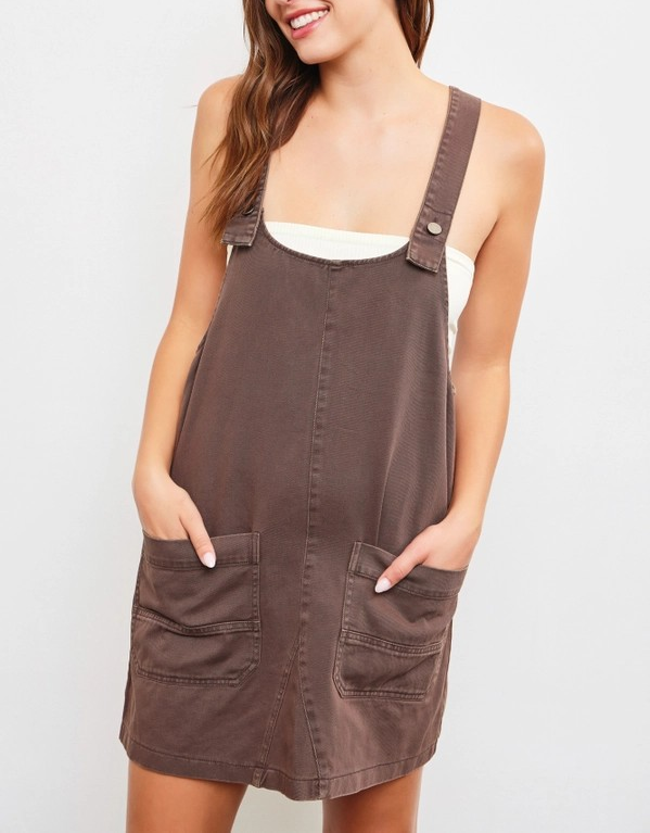 Olivia Overall Denim Dress