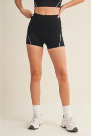 The Sculpt Biker Shorts Black