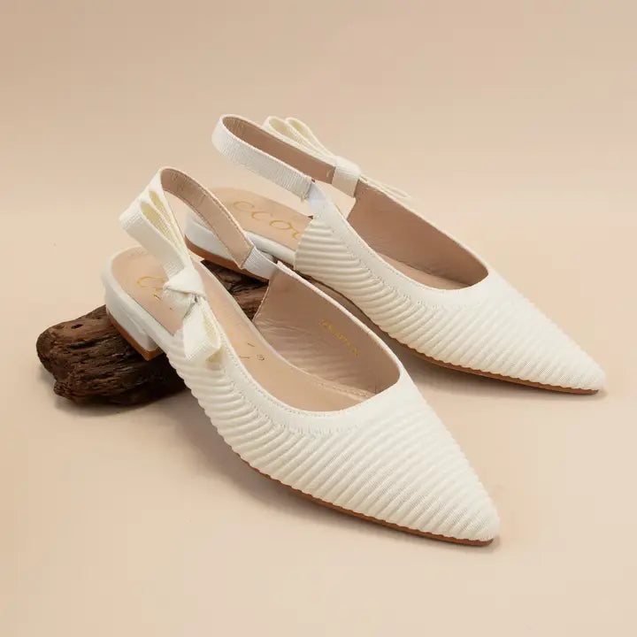 Slingback Pointed Flats