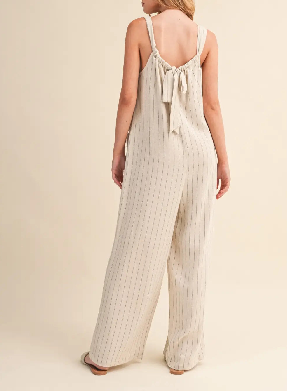 The Avery Pinstripe Jumpsuit